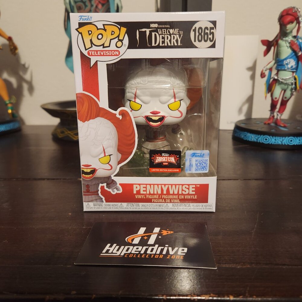 HBO Original IT Welcome To Derry Pennywise Funko PoP Vinyl Exclusive #1865
